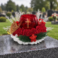 Boule de lumière rouge