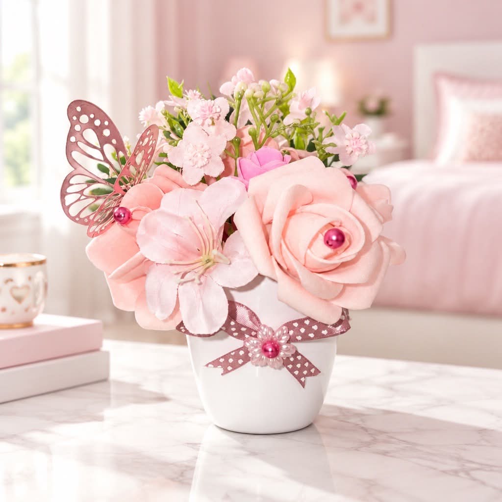 octobre rose et son papillon